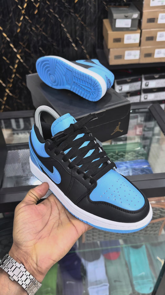 Air Jordan 1 Low "Black University Blue" 🥶